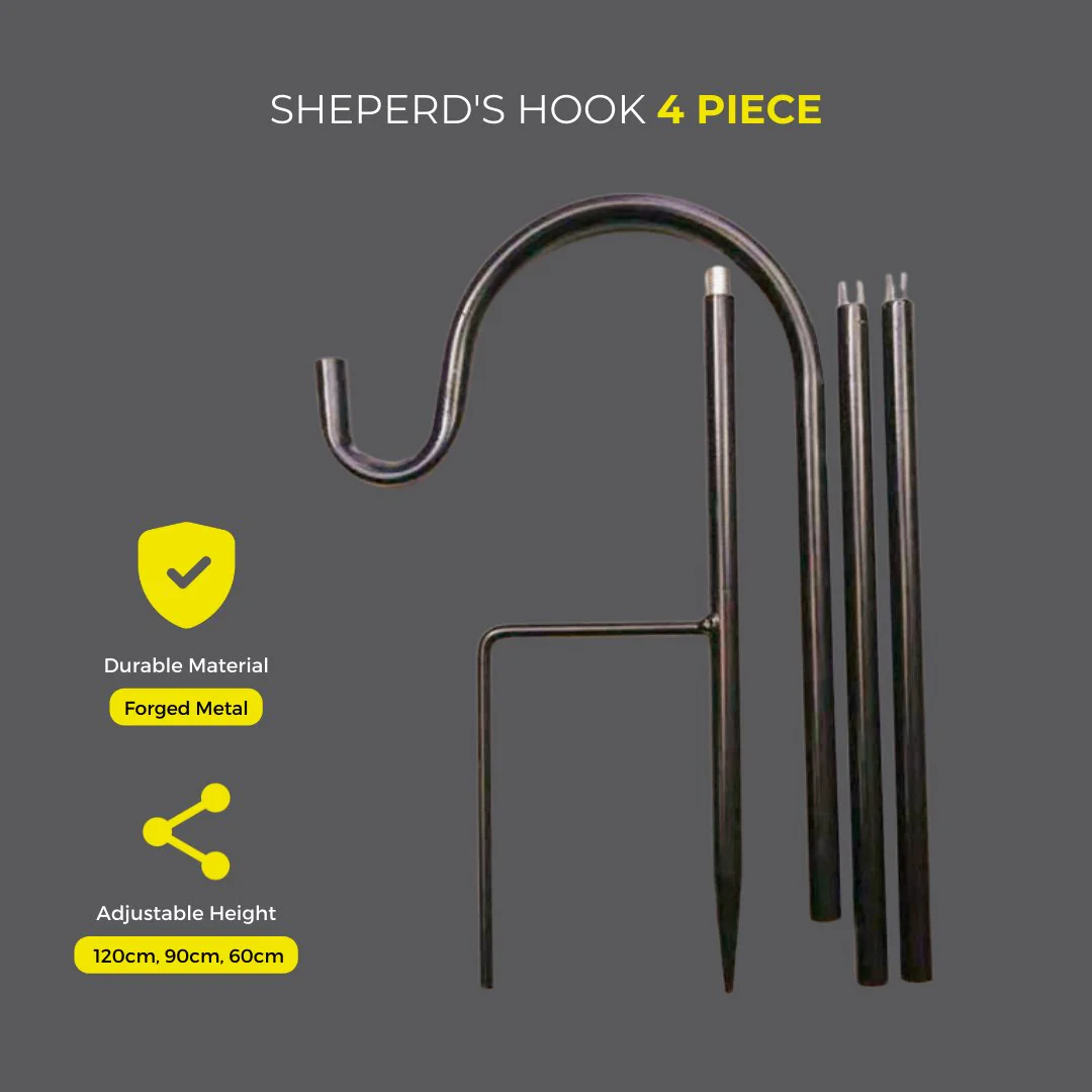 Shepherds Hook 120cm Adjustable  - 2 Pack - Image 3